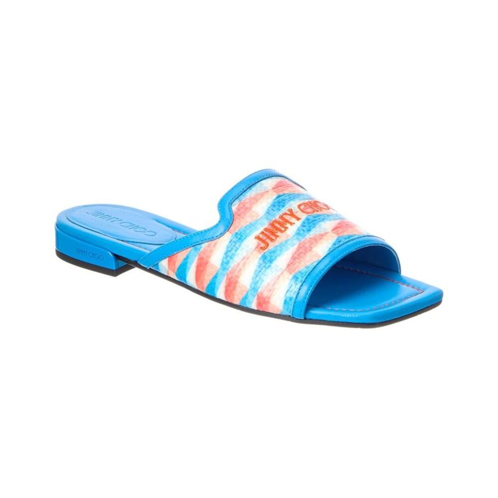 Jimmy Choo Leather Sandal, Blue